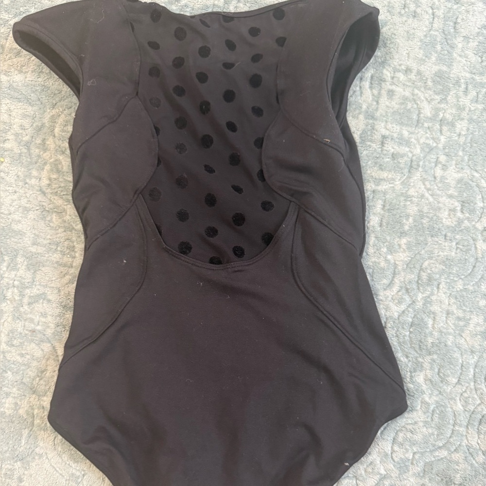 Mirella Black Mesh Bodysuit